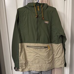 LL Bean Anorak 1/4 Zip Hoodie